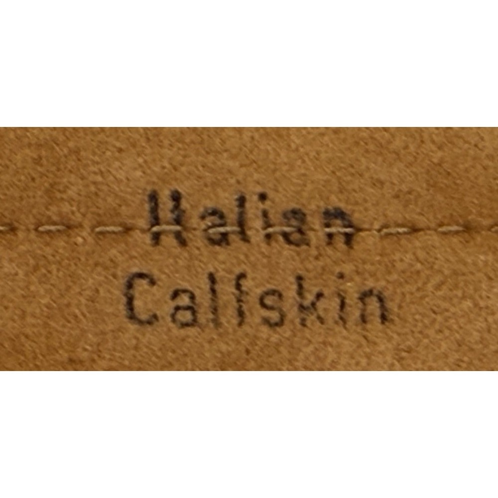 Lejon Calfskin Leather Belt Mens 46 Brown Lizard Grain Western Ranchwear USA - Picture 10 of 16